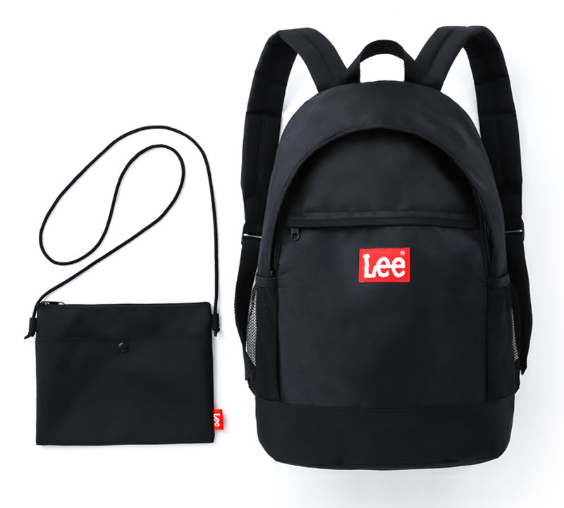 2019 2 9人気lee Backpack Set Book Red Black Versionが発売 2色展開